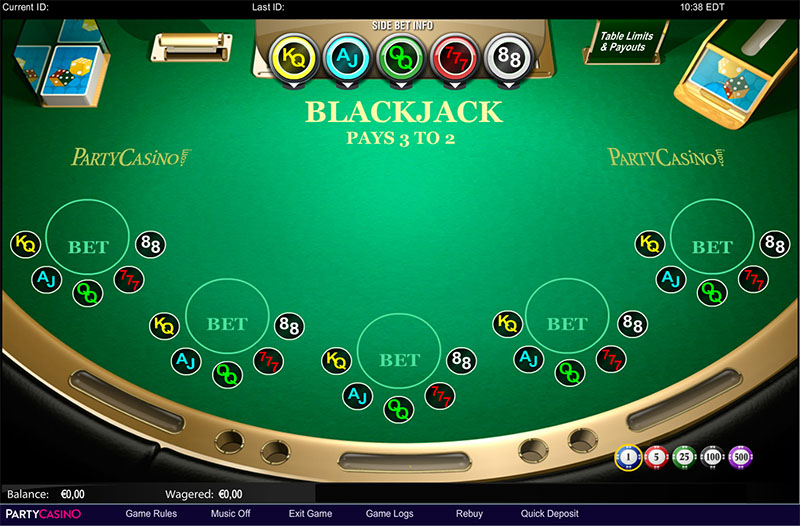sidebet blackjack