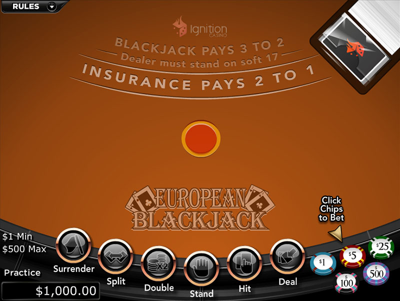 European Blackjack