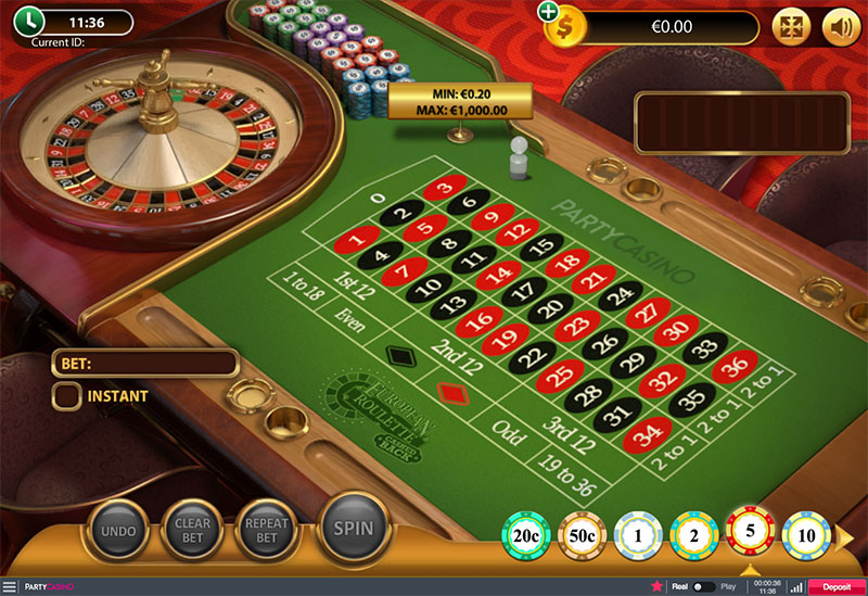 European Roulette Cashed Back